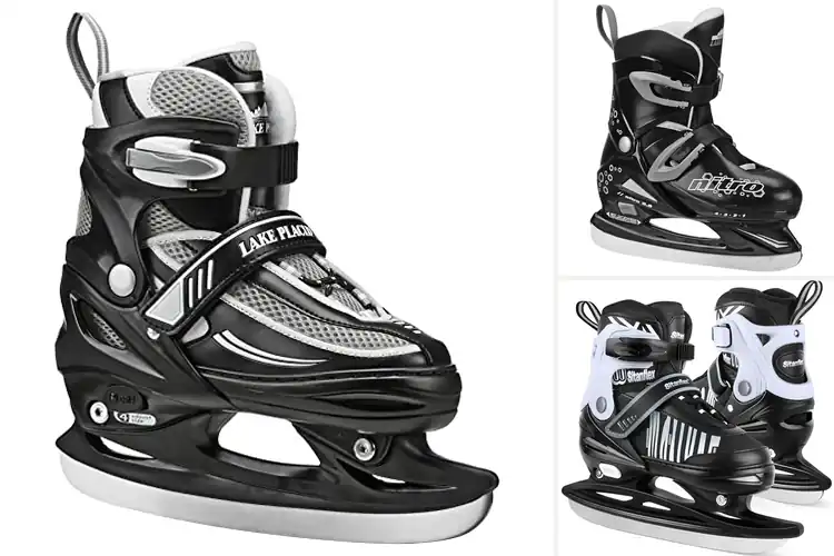 Detailed view of Best Adjustable Ice Hockey Skates for Growing Kids