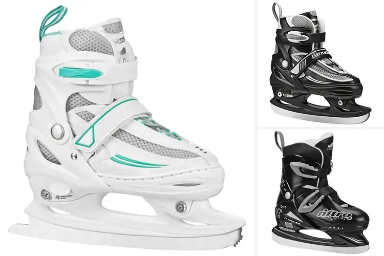 Detailed view of Best Adjustable Kids Ice Skates: Glide with Confidence & Fun