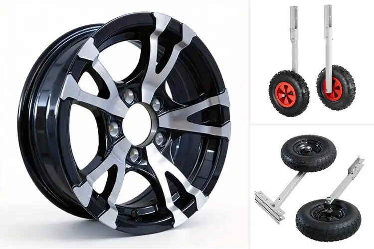 Detailed view of Best Aluminum Alloy Boat Wheels