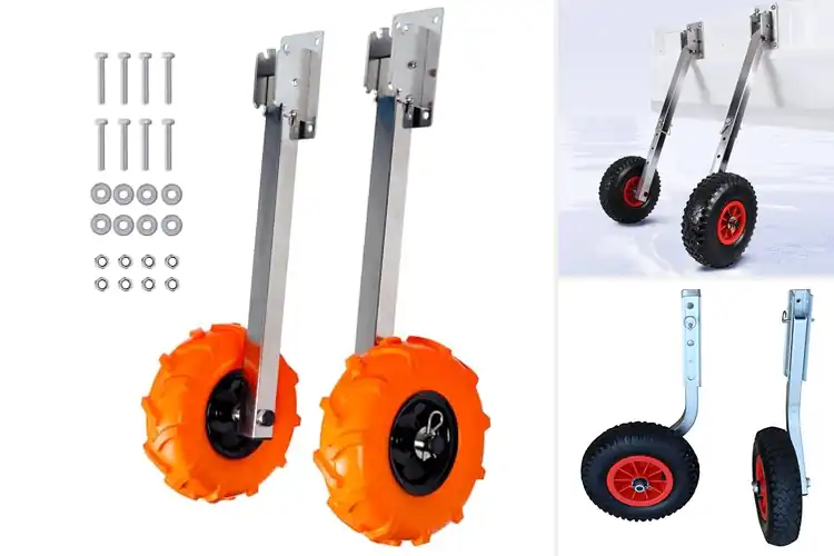 Detailed view of Best Aluminum Boat Launch Wheels for Easy Smooth Launching