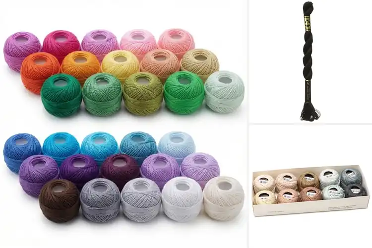 Detailed view of Best Cotton Pearl Embroidery Threads