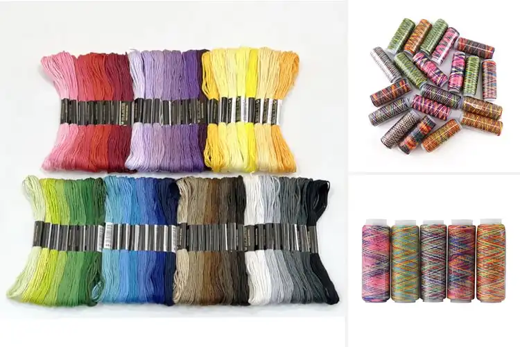 Detailed view of Best Gradient Rainbow Thread Sets