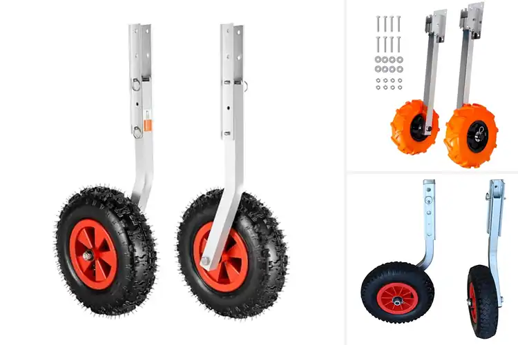Detailed view of Best Jon Boat Launching Wheels