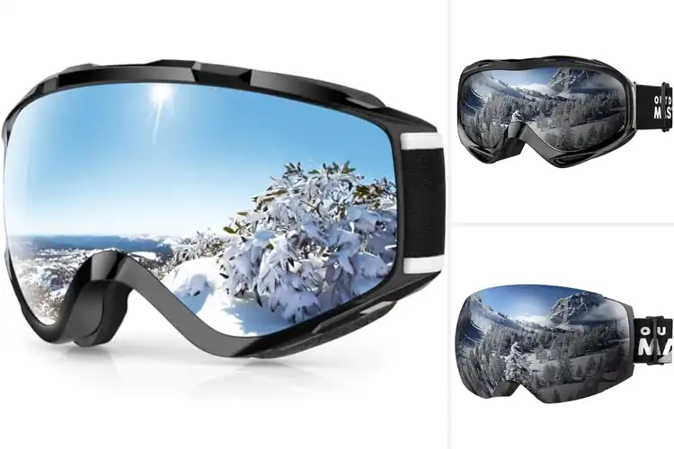 Detailed view of Best Large Fit Ski Goggles