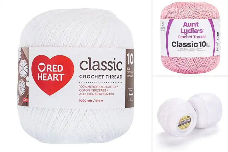 Detailed view of Best Mercerized Cotton Crochet Threads