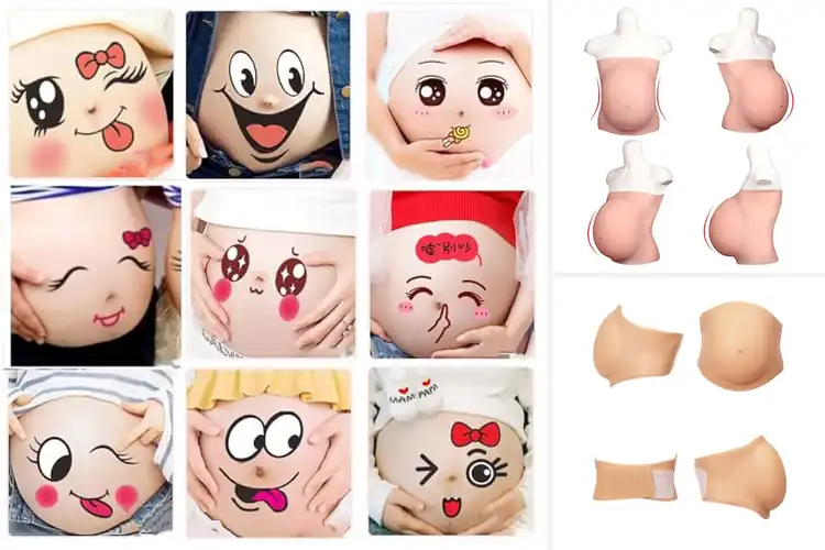 Detailed view of Best Pregnant Belly Props