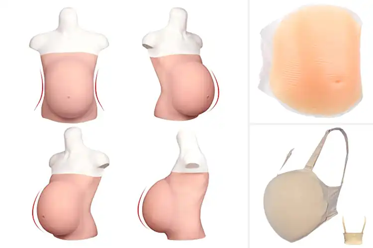 Detailed view of Best Pregnant Woman Fake Bellies