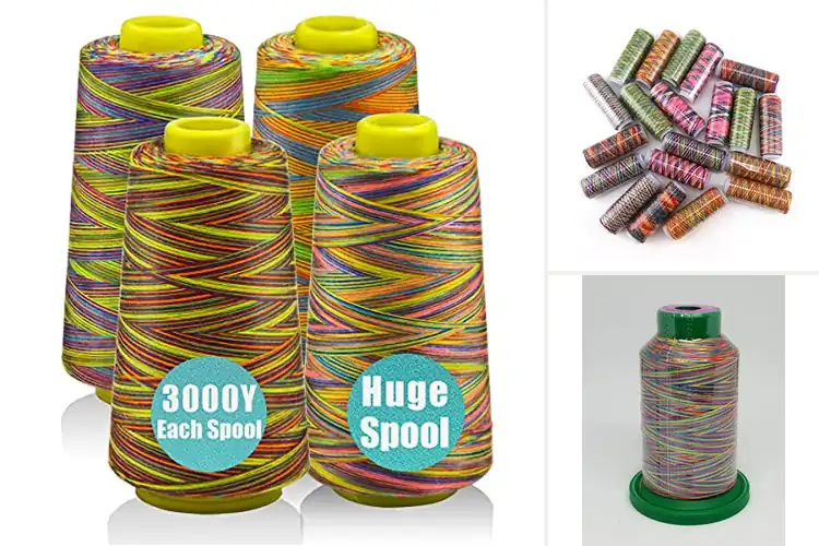 Detailed view of Best Rainbow Color Threads