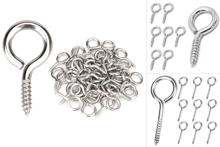 Detailed view of Best Screw Eyes For Wood: Strong 304 Steel 200lbs