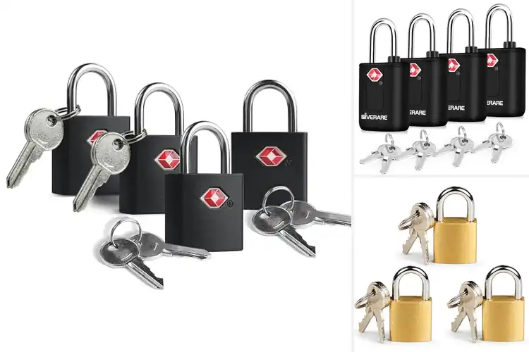 Detailed view of Best Small Zipper Padlocks