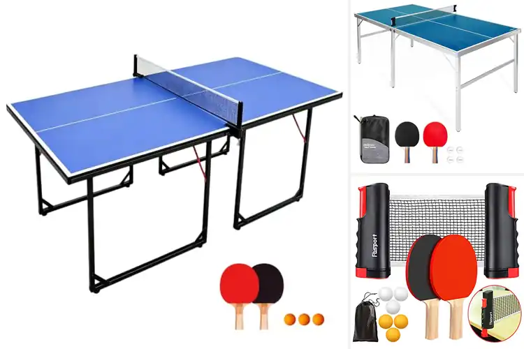 Detailed view of Best Space‑Saving Ping Pong Table Sets
