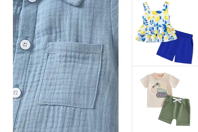 Detailed view of Best Toddler Summer Short Sets: 10 Cool & Comfy Picks