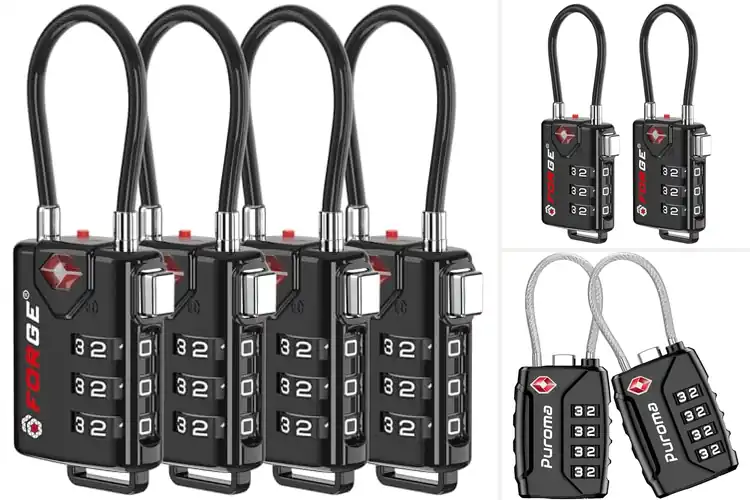 Detailed view of Best TSA Approved Travel Locks