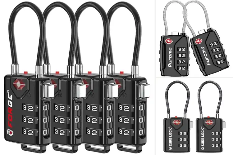 Detailed view of Best TSA Approved Travel Luggage Locks
