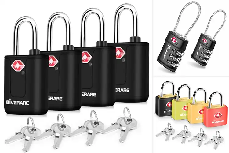 Detailed view of Best Waterproof Luggage Locks