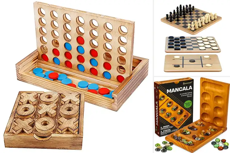 Detailed view of Best Wooden Game Boards: 10 Timeless Picks for Ultimate Fun