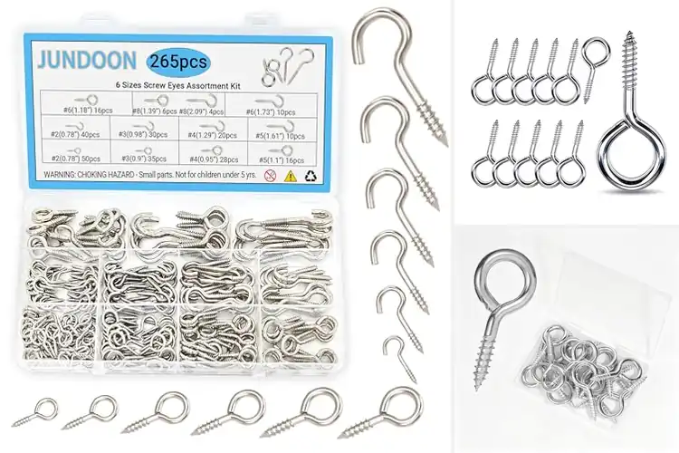 Detailed view of Best Zinc Plated Screw Eyes
