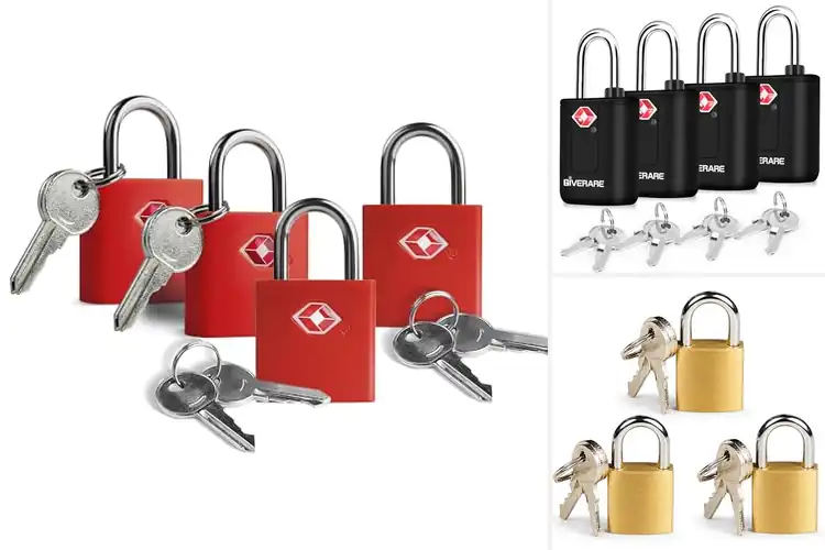 Detailed view of Best Zipper Padlocks: Top 10 Secure & Easy Travel Locks